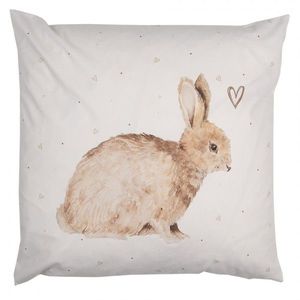 Povlak na polštář s motivem králíčka a srdíček Bunnies in Love - 45*45 cm BSLC23 obraz