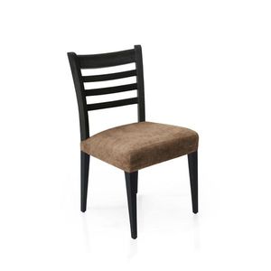 Potah elastický na sedák židle, komplet 2 ks Estivella odolný proti skvrnám, světle hnědý obraz