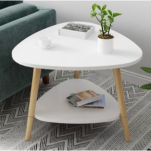 Konferenční stolek PAMMACHIO, bílá/borovice obraz