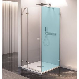 Polysan, FORTIS EDGE sprchové dveře bez profilu 900mm, čiré sklo, levé, FL1290L obraz