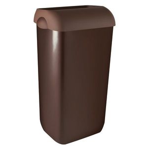 SAPHO COLORED odpadkový koš nástěnný s víkem 23l, ABS, hnědá A74201MA-1 obraz