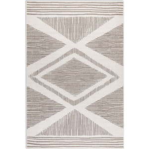 Krémovo-hnědý venkovní koberec 160x230 cm Gemini – Elle Decoration obraz
