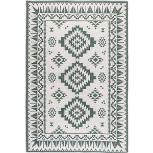 Krémovo-zelený venkovní koberec 160x230 cm Gemini – Elle Decoration obraz