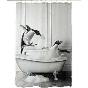 Sprchový závěs 175x180 cm Showe Penguin – Little Nice Things obraz