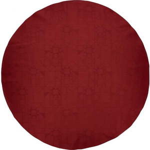 Červený kulatý koberec pod vánoční stromeček ø 120 cm Star Damask - Södahl obraz