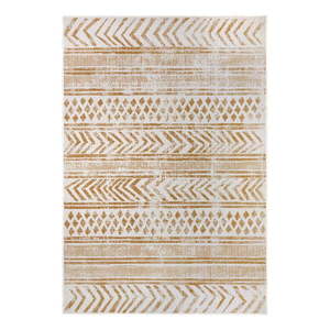 Okrově žluto-bílý venkovní koberec 80x150 cm Biri – NORTHRUGS obraz