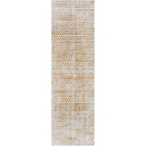 Okrově žluto-bílý venkovní koberec 80x350 cm Biri – NORTHRUGS obraz