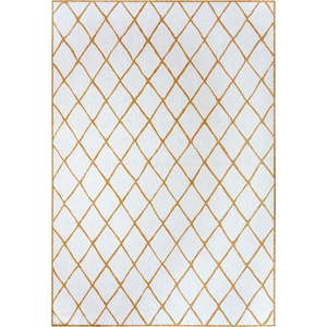 Okrově žluto-bílý venkovní koberec 200x290 cm Malaga – NORTHRUGS obraz