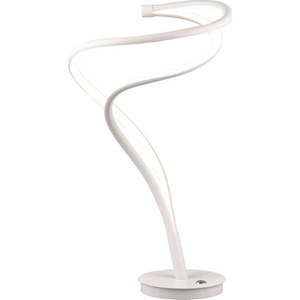 Bílá LED stolní lampa s kovovým stínidlem (výška 56 cm) Nala – Trio Select obraz