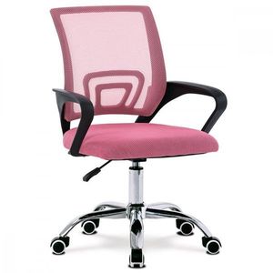 Kancelářská židle KA-L103 Růžová, Kancelářská židle KA-L103 Růžová obraz