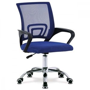 Kancelářská židle KA-L103 Modrá obraz