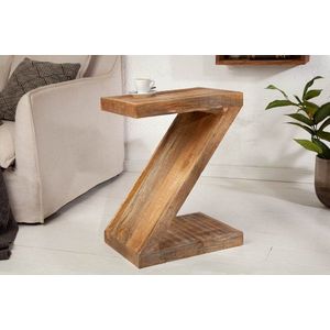 Odkládací stolek ZEUS Dekorhome Mangovníkové dřevo, Odkládací stolek ZEUS Dekorhome Mangovníkové dřevo obraz