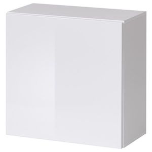 Závěsná skříňka MATCH 3 bílá/bílá vysoký lesk obraz