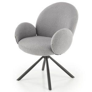 Jídelní židle SCK-498 šedá/černá obraz