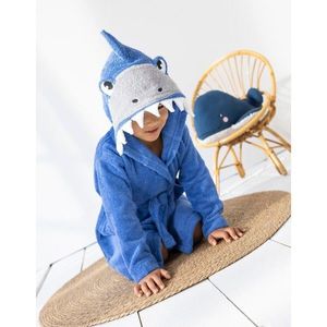 Dětský župan "žralok" z bavlněného froté 340 g/m2 obraz