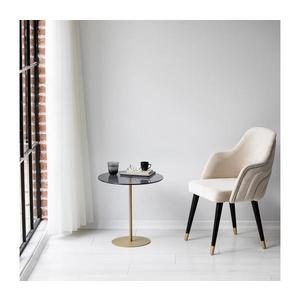 Odkládací stolek CHILL 50x50 cm zlatá/černá obraz
