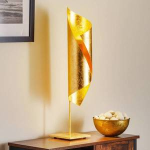 Knikerboker Stolní lampa Knikerboker Hué s plátkovým zlatem, výška 70 cm obraz