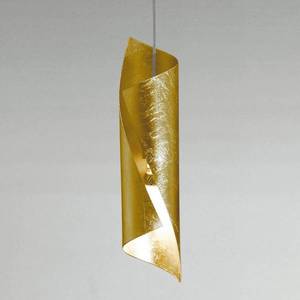 Knikerboker Závěsná lampa Knikerboker Hué LED 8x37 cm zlatý list obraz