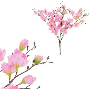 Umělé třešňové květy růžová, 25 cm obraz
