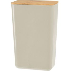 Úložný box s bambusovým víkem Roger, 13 x 20, 7 x 8 cm, béžová obraz