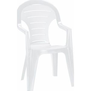 ArtTruAn Zahradní židle BAIRE | bílá obraz
