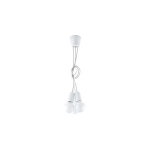 Bílé závěsné svítidlo ø 15 cm Rene – Nice Lamps obraz