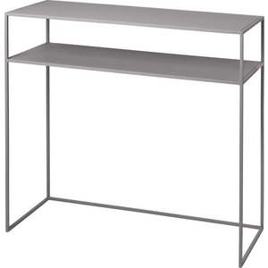 Světle šedý kovový konzolový stolek 35x85 cm Fera – Blomus obraz