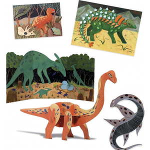 Kreativní výtvarný set Djeco Dinosauři obraz