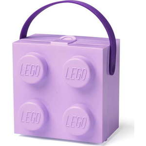 Fialový úložný box s rukojetí LEGO® obraz
