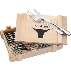 Sada 6 steakových příborů v dřevěné krabičce WMF Cromargan® obraz