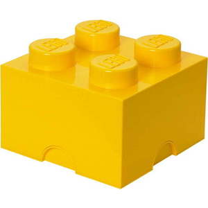 Žlutý úložný box čtverec LEGO® obraz