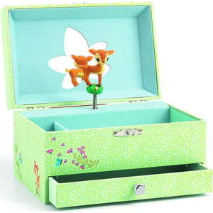 Dřevěná hrací skříňka Djeco Bambi obraz