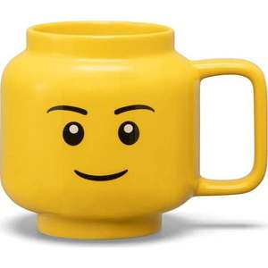 Žlutý keramický dětský hrnek 530 ml Head – LEGO® obraz