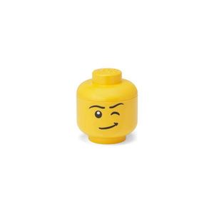 Plastový dětský úložný box Head – LEGO® obraz