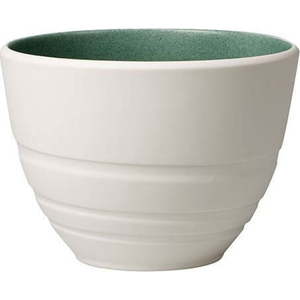 Bílo-zelený porcelánový šálek Villeroy & Boch Leaf, 450 ml obraz