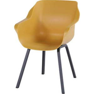 Okrově žluté plastové zahradní židle v sadě 2 ks Sophie Element – Hartman obraz