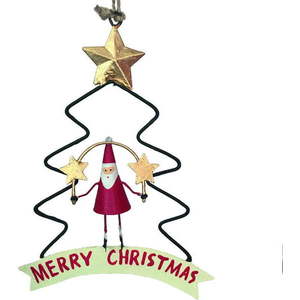Vánoční dekorace G-Bork Santa in Christmastree obraz