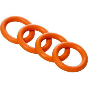Sada 4 oranžových náhradních kroužků k zavlažovači Fiskars obraz