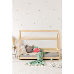 Domečková dětská postel z borovicového dřeva 140x200 cm Mila MB - Adeko obraz