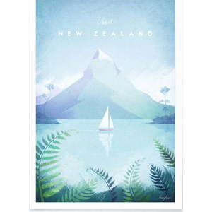 Plakát Travelposter New Zealand, 30 x 40 cm obraz