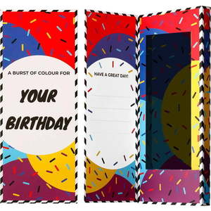Dárková krabička na ponožky Ballonet Socks Happy Birthday Socks Card obraz