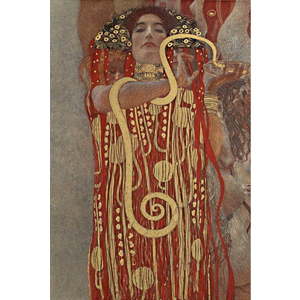 Obraz - reprodukce 40x60 cm Hygieia, Gustav Klimt – Fedkolor obraz