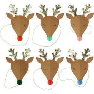 Párty čepičky v sadě 6 ks Reindeer – Meri Meri obraz