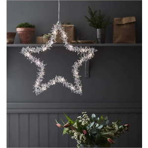 Venkovní světelná dekorace s vánočním motivem ve stříbrné barvě ø 46 cm Tangle – Markslöjd obraz