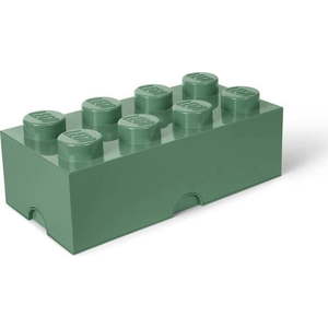 Khaki zelený úložný box LEGO® obraz