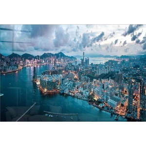 Skleněný obraz 100x70 cm Hongkong – Wallity obraz
