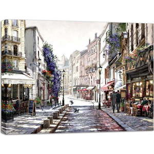 Obraz Styler Canvas Watercolor Paris Mood, 85 x 113 cm obraz