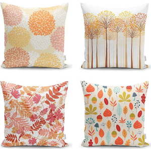 Sada 4 povlaků na polštáře Minimalist Cushion Covers Autumn Design, 45 x 45 cm obraz