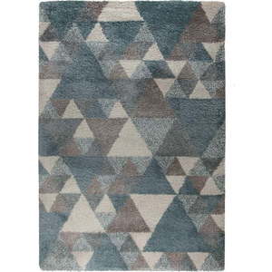Modro-šedý koberec Flair Rugs Nuru, 120 x 170 cm obraz