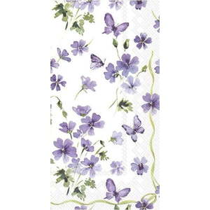 Papírové ubrousky v sadě 16 ks Purple Spring - IHR obraz